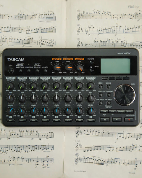 Tascam DP-008EX 8-Track Digital Pocketstudio Pre-Owned