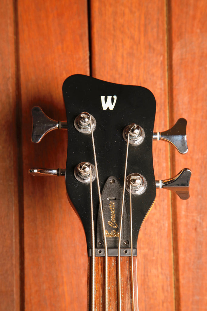 Warwick Rockbass Corvette Basic 4-String Burgundy Red Transparent Satin 2020 Pre-Owneded (Copy)