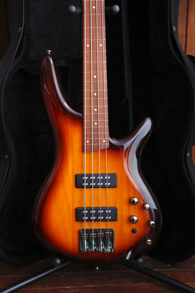 Ibanez SR370F Fretless Brown Burst Bass Guitar Pre-Owned