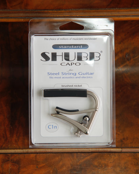 Shubb C1N Brushed Nickel Guitar Capo