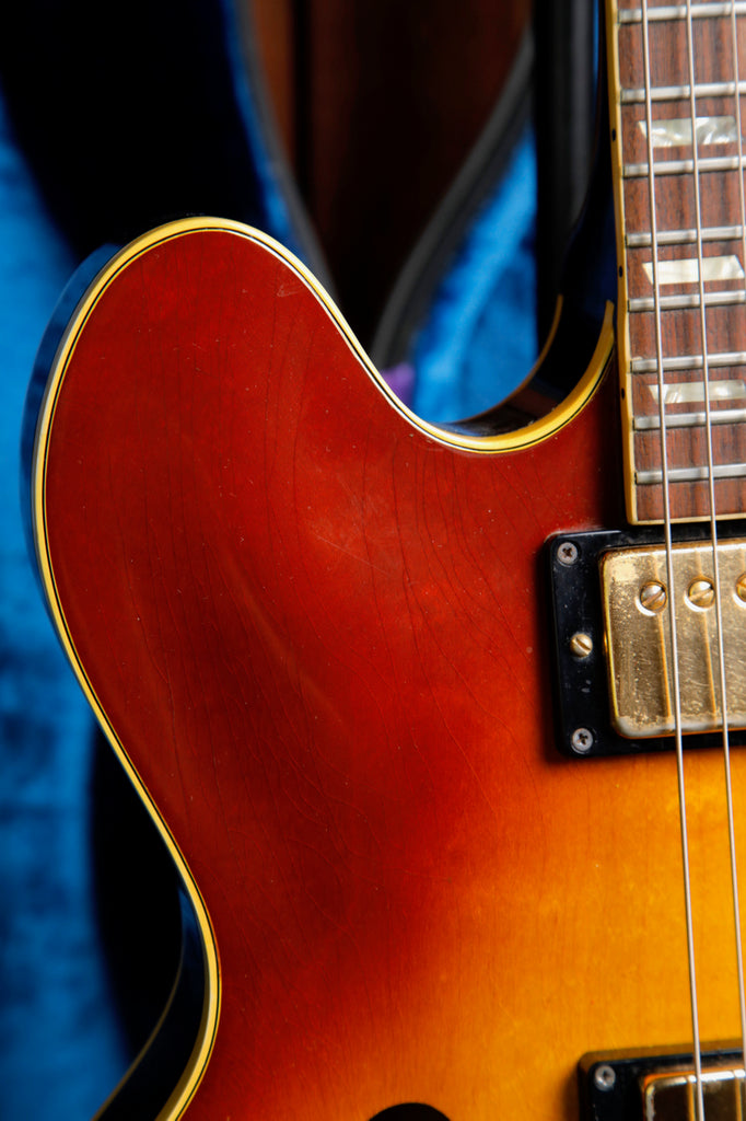 Gibson ES-345 Stereo Vintage 1968 Semi-Hollow Sunburst Electric Guitar Pre-Owned