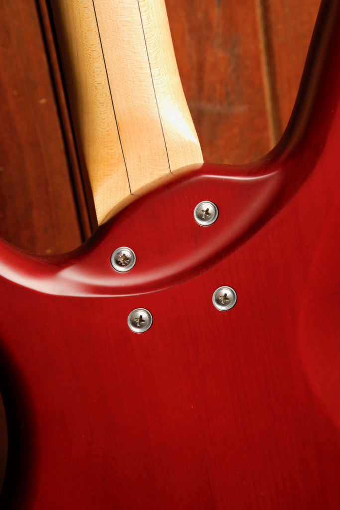 Warwick Rockbass Corvette Basic 4-String Burgundy Red Transparent Satin 2020 Pre-Owneded (Copy)