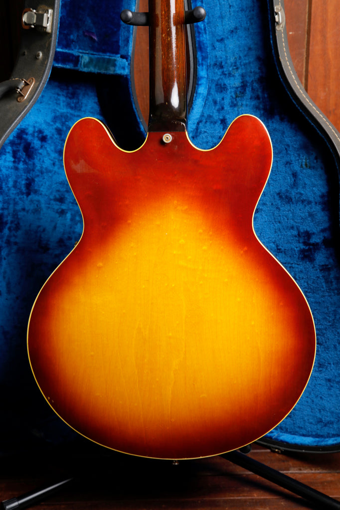 Gibson ES-345 Stereo Vintage 1968 Semi-Hollow Sunburst Electric Guitar Pre-Owned