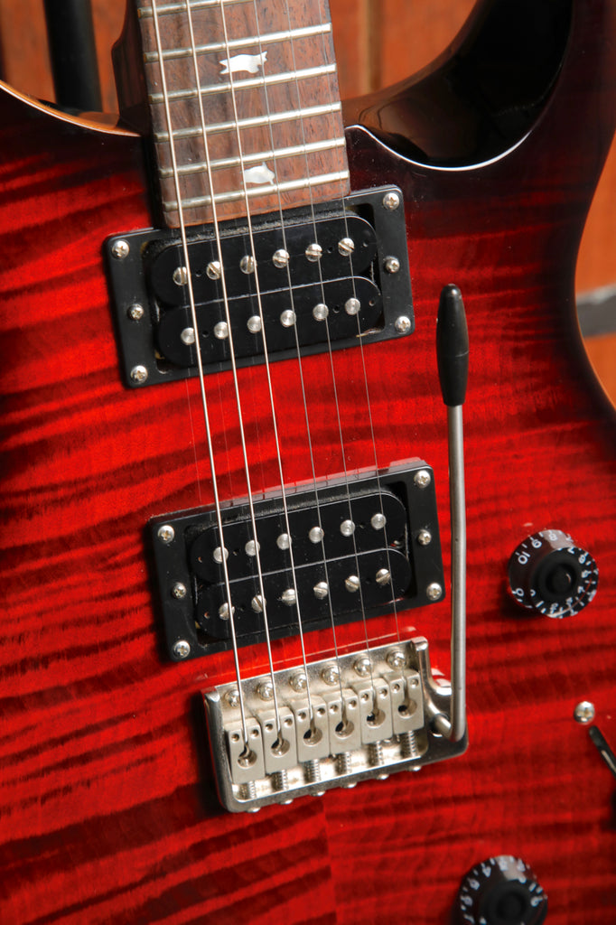 Paul Reed Smith PRS SE Custom 24 Black Cherry Burst Electric Guitar Pre-Owned