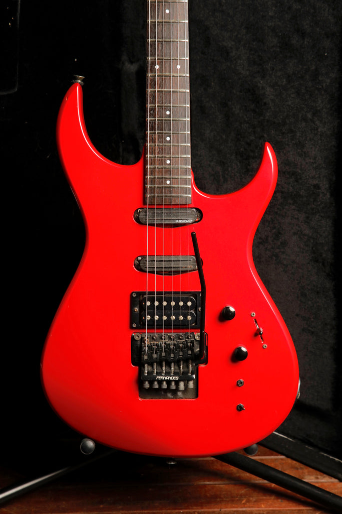 Fernandes Revolver HSS Sustainiac Red Electric Guitar Pre-Owned