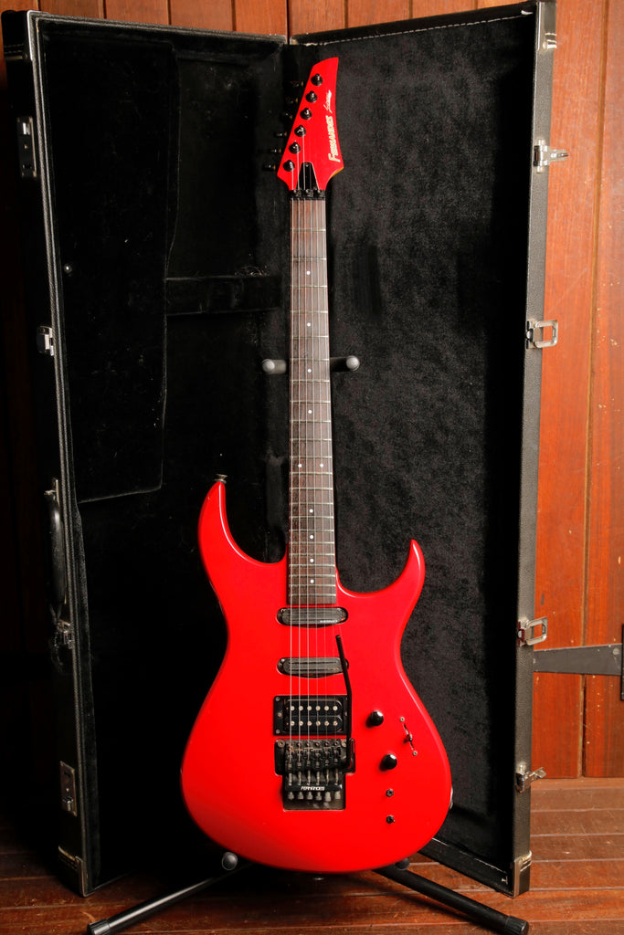 Fernandes Revolver HSS Sustainiac Red Electric Guitar Pre-Owned