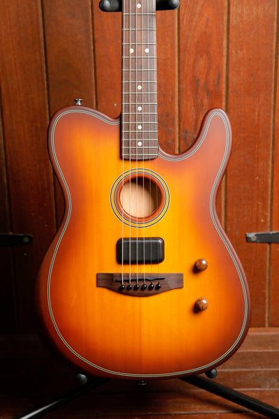 Fender Acoustasonic Standard Telecaster Honey Burst Acoustic-Electric Guitar Pre-Owned