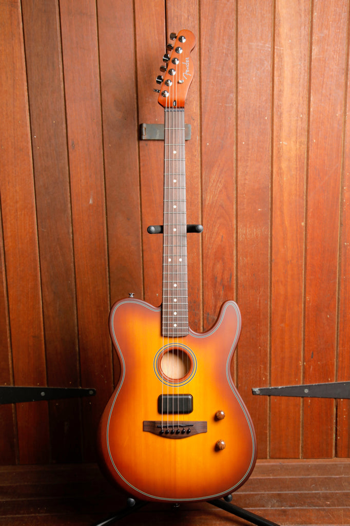 Fender Acoustasonic Standard Telecaster Honey Burst Acoustic-Electric Guitar Pre-Owned