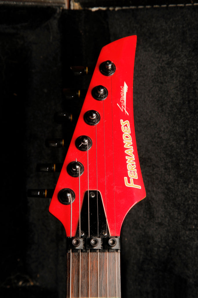 Fernandes Revolver HSS Sustainiac Red Electric Guitar Pre-Owned