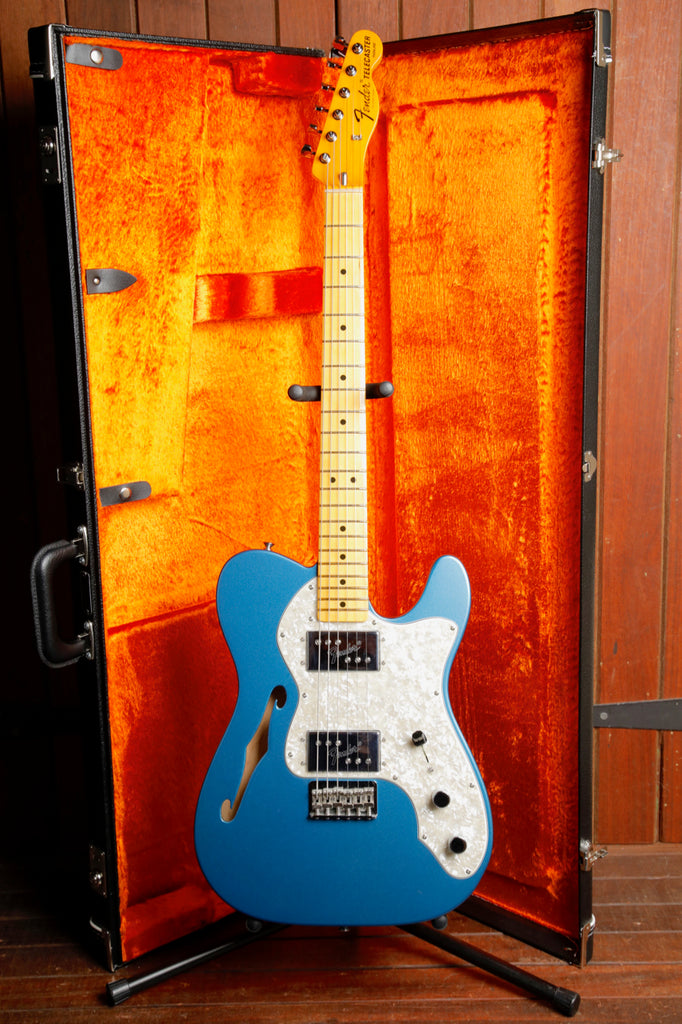 Fender American Vintage II 1972 Telecaster Thinline Lake Placid Blue 2023