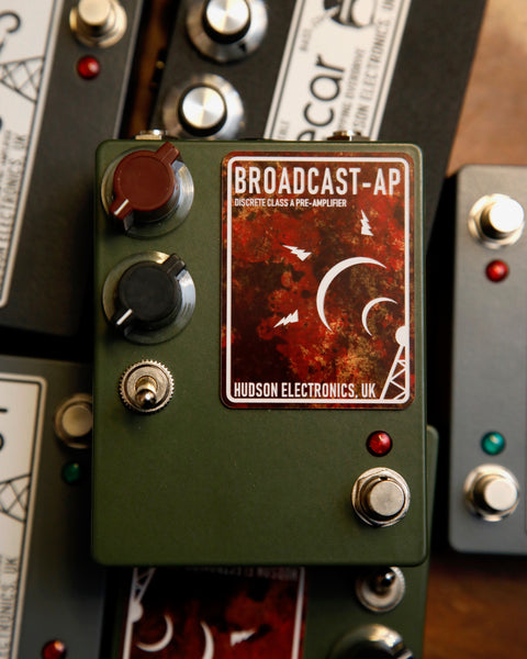 Hudson Electronics Broadcast-AP Preamp Pedal LIMITED EDITION GREEN