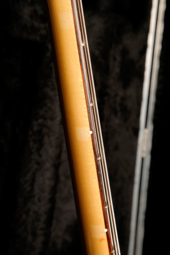 Fender American Deluxe Jazz Bass Aged Cherry Burst Bass Guitar 2005 Pre-Owned