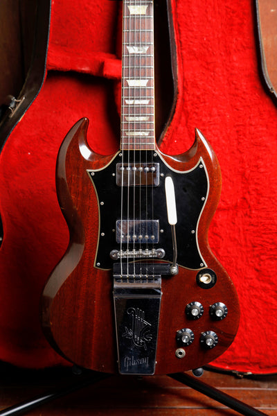 Gibson SG Standard w/ Maestro Vibrola Vintage 1969 Cherry Electric Guitar Pre-Owned