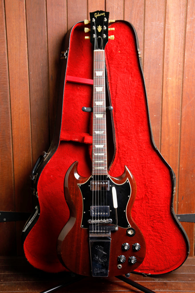 Gibson SG Standard w/ Maestro Vibrola Vintage 1969 Cherry Electric Guitar Pre-Owned