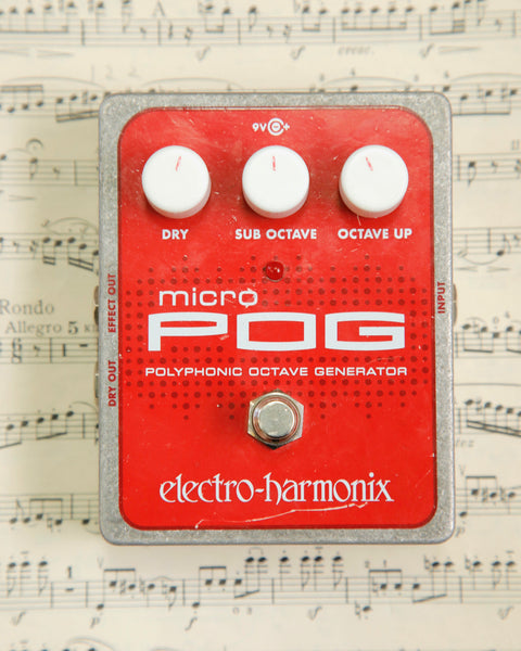 Electro-Harmonix Micro POG Octave Pedal Pre-Owned