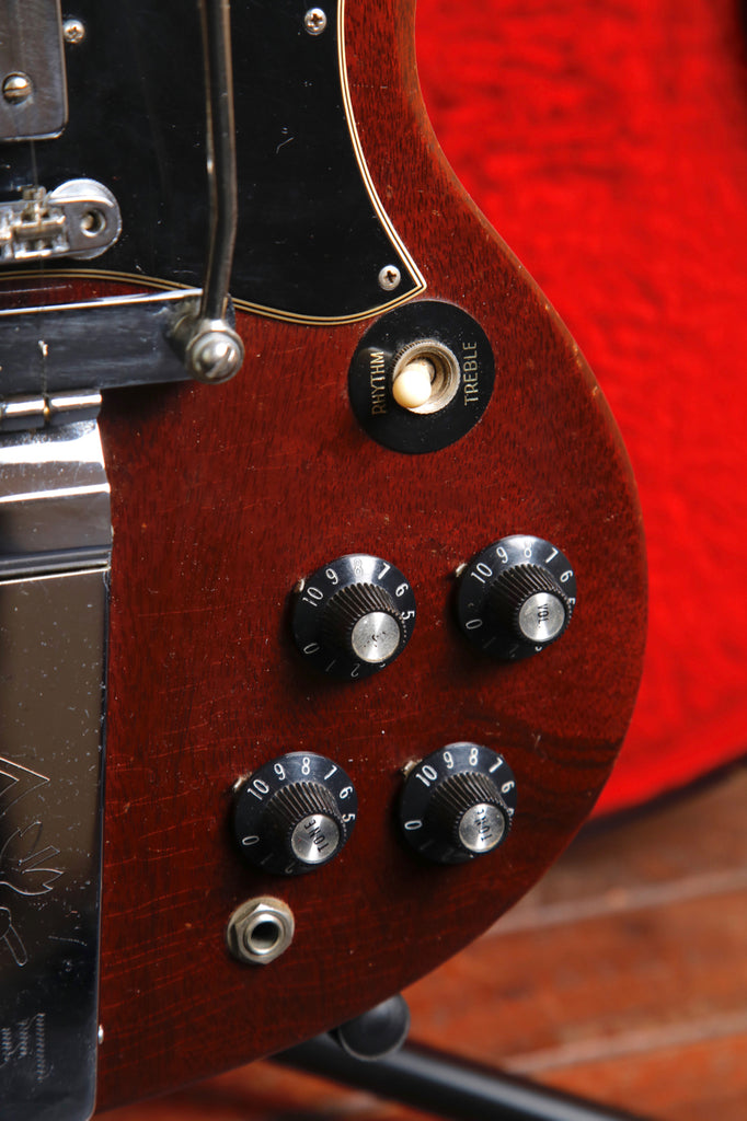 Gibson SG Standard w/ Maestro Vibrola Vintage 1969 Cherry Electric Guitar Pre-Owned