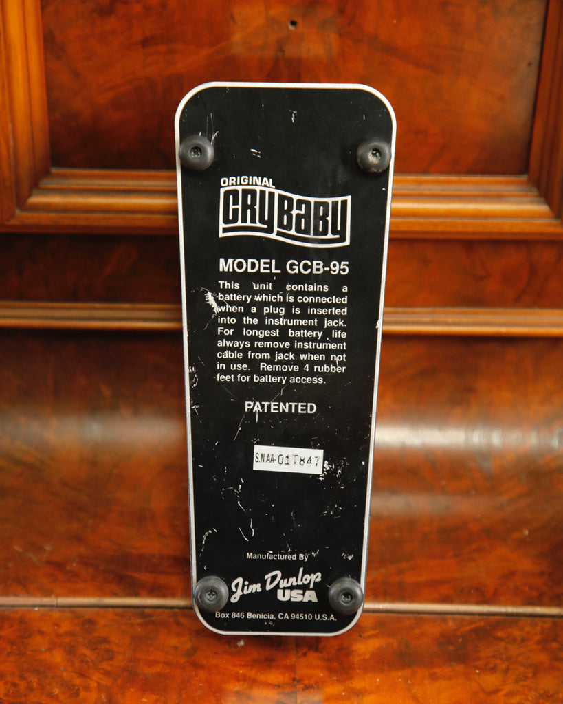 Dunlop Crybaby Original Wah GCB-95 Pedal Pre-Owned