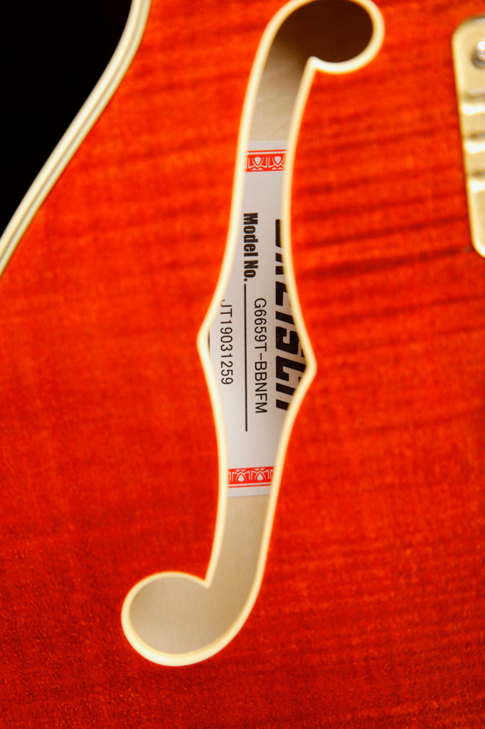 Gretsch G6659TFM Players Edition Broadkaster JR. Centre Block w/ Bigsby Bourbon Stain 2019 Pre-Owned