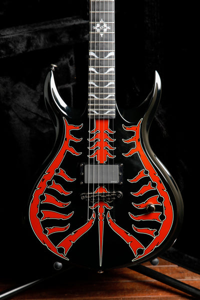 Schecter Devil Spine Electric Guitar Made In Korea 2008 Pre-Owned