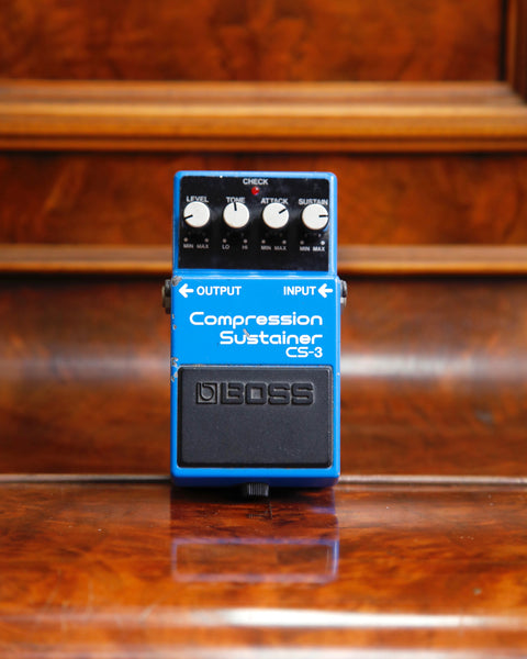 Boss CS-3 Compressor Sustainer Pedal 1986 Pre-Owned