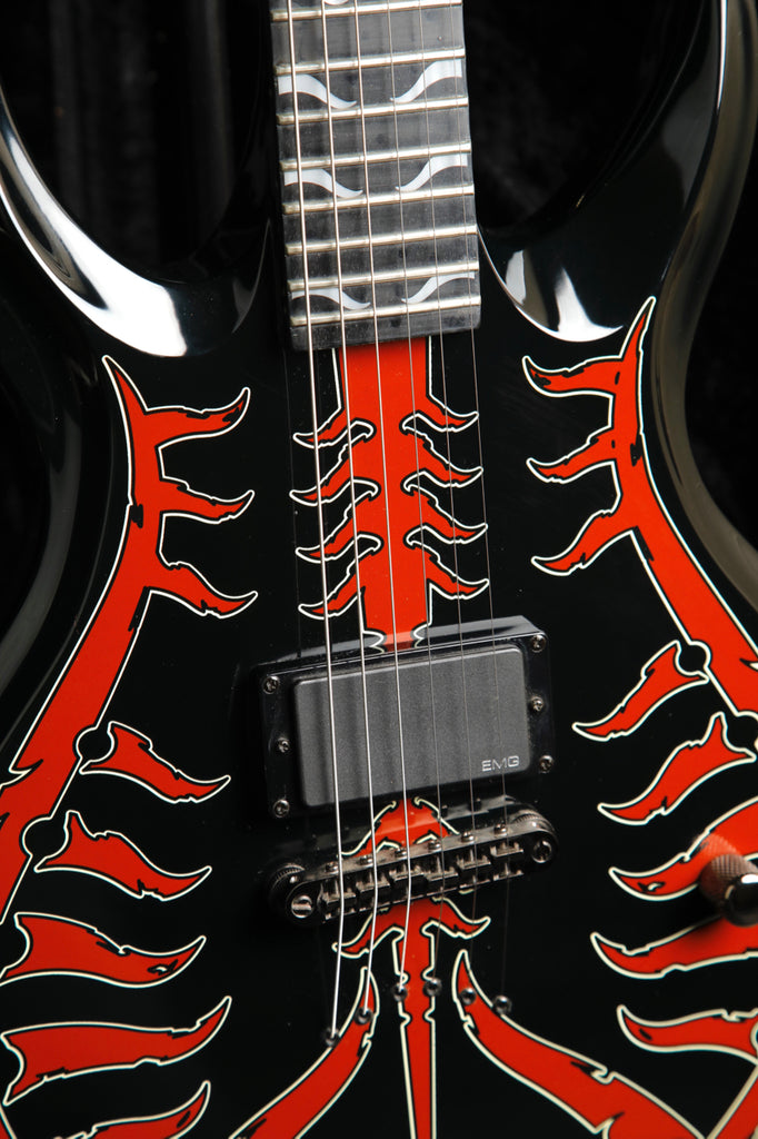 Schecter Devil Spine Electric Guitar Made In Korea 2008 Pre-Owned