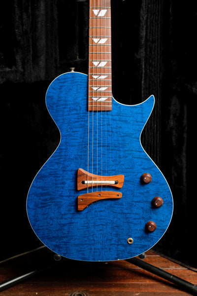 Fernandes LSA-65 Monterey Blue Electric-Acoustic Guitar MIJ 1990's Pre-Owned