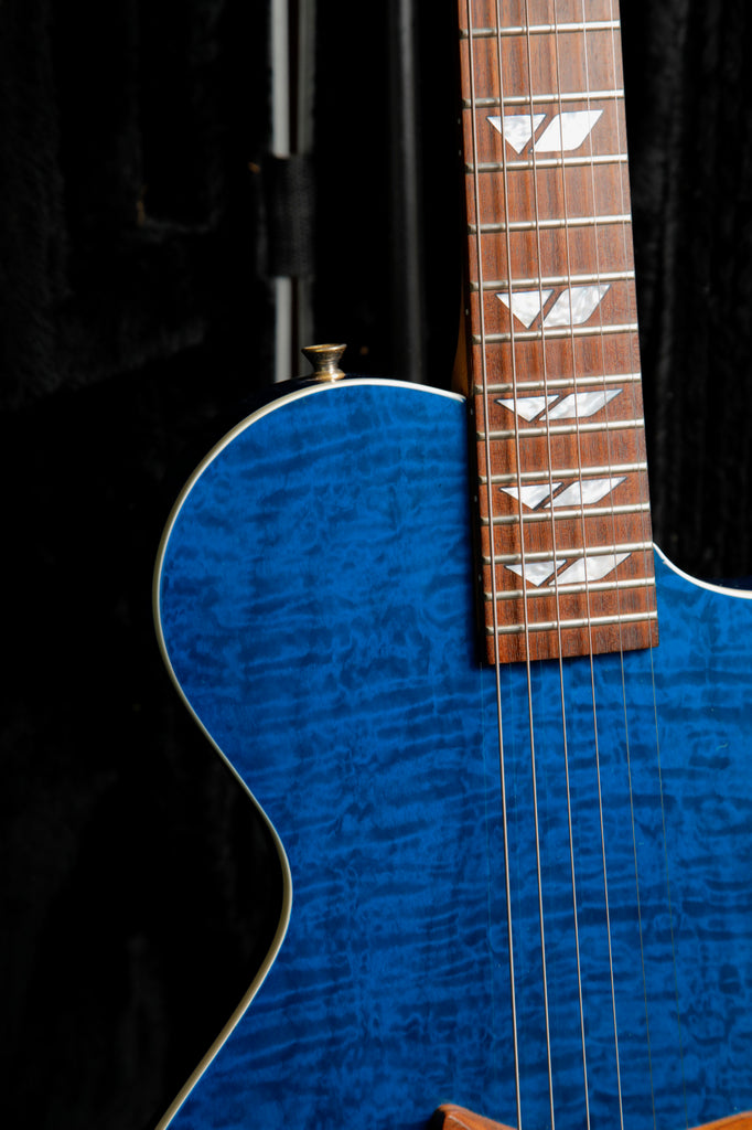 Fernandes LSA-65 Monterey Blue Electric-Acoustic Guitar MIJ 1990's Pre-Owned