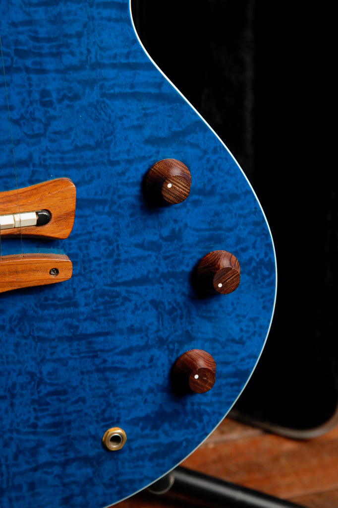 Fernandes LSA-65 Monterey Blue Electric-Acoustic Guitar MIJ 1990's Pre-Owned