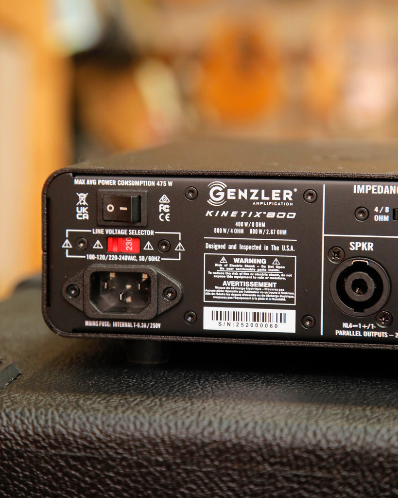 Genzler Amplification Kinetix 800 Bass Amplifier Head Pre-Owned