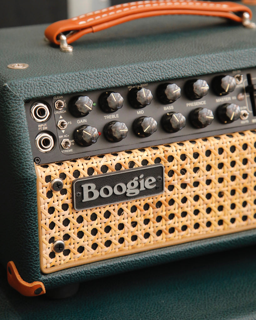 Mesa Boogie Mark Five 25 & Mesa Boogie 23 1x12" Emerald Green Wicker Grille Valve Amplifier Head & Cab Pre-Owned