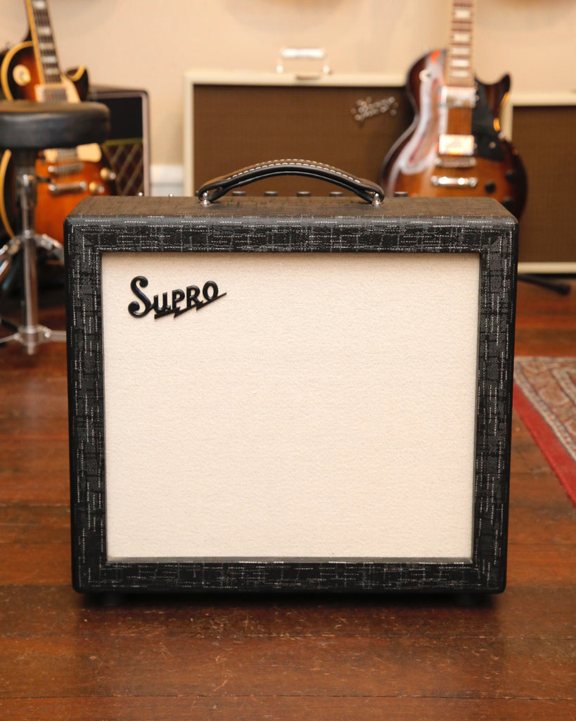 Supro Amulet 1x12" Combo Amplifier Black Scandia Pre-Owned