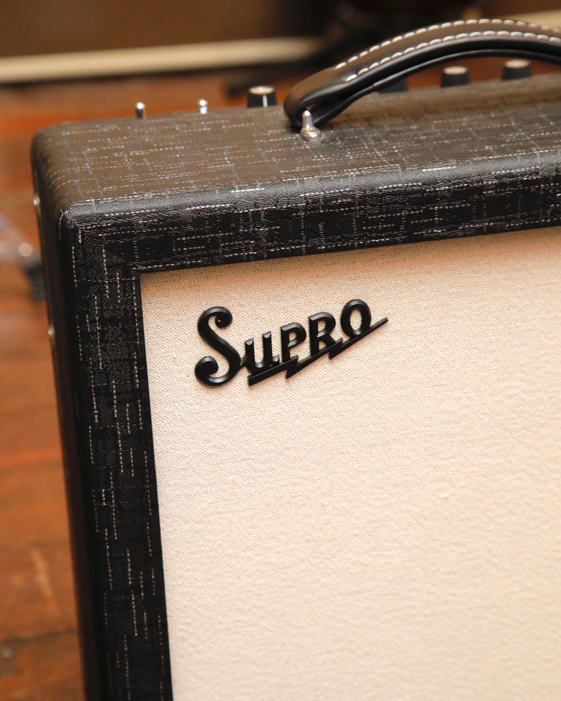 Supro Amulet 1x12" Combo Amplifier Black Scandia Pre-Owned