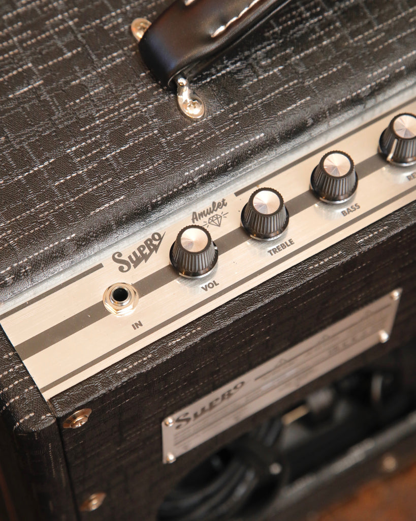 Supro Amulet 1x12" Combo Amplifier Black Scandia Pre-Owned