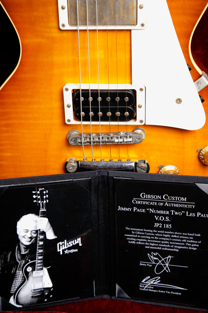 Gibson Custom Jimmy Page "Number Two" Les Paul VOS Electric Guitar Pre-Owned