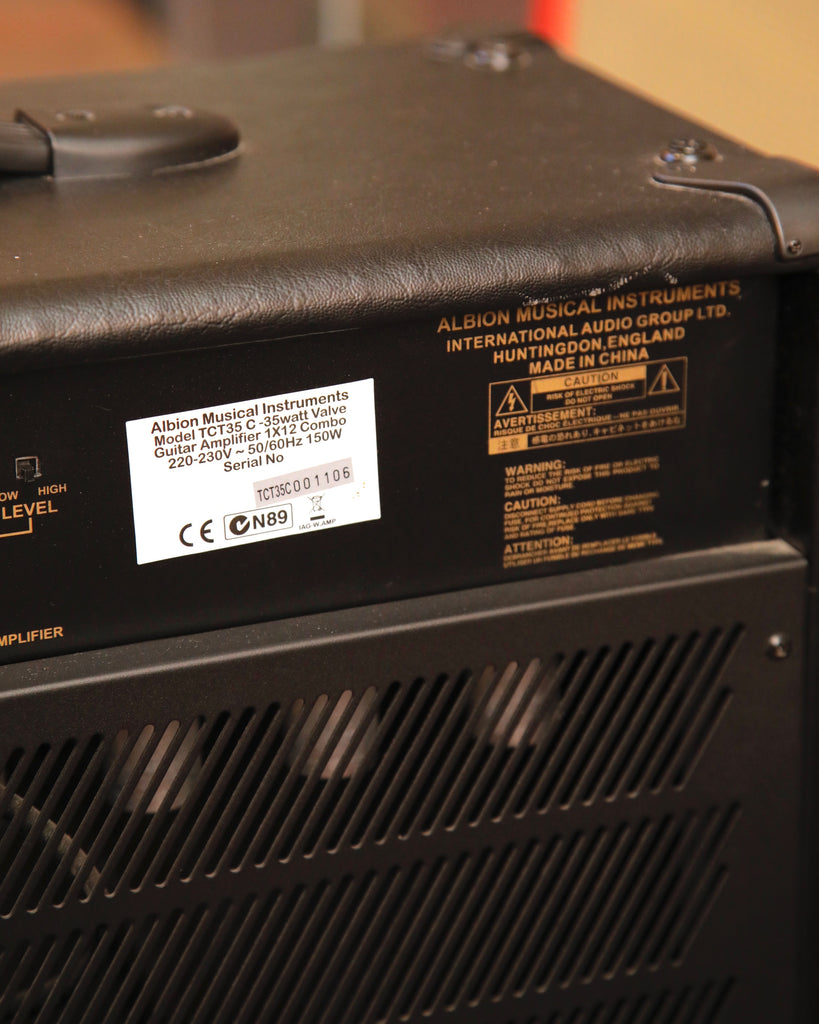 Albion Amplification TCT35 35-Watt Valve Amplifier Combo Pre-Owned