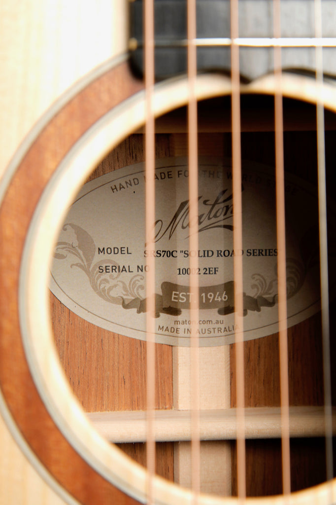 Maton SRS70C Spruce/Blackwood Acoustic-Electric Guitar