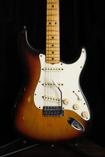 Fender Stratocaster 1975 Sunburst Vintage Electric Guitar Pre-Owned