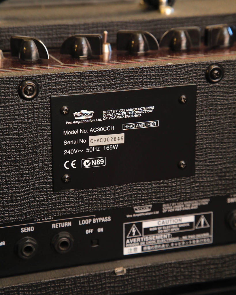VOX AC30CCH 30-Watt Valve Amplifier Head Pre-Owned