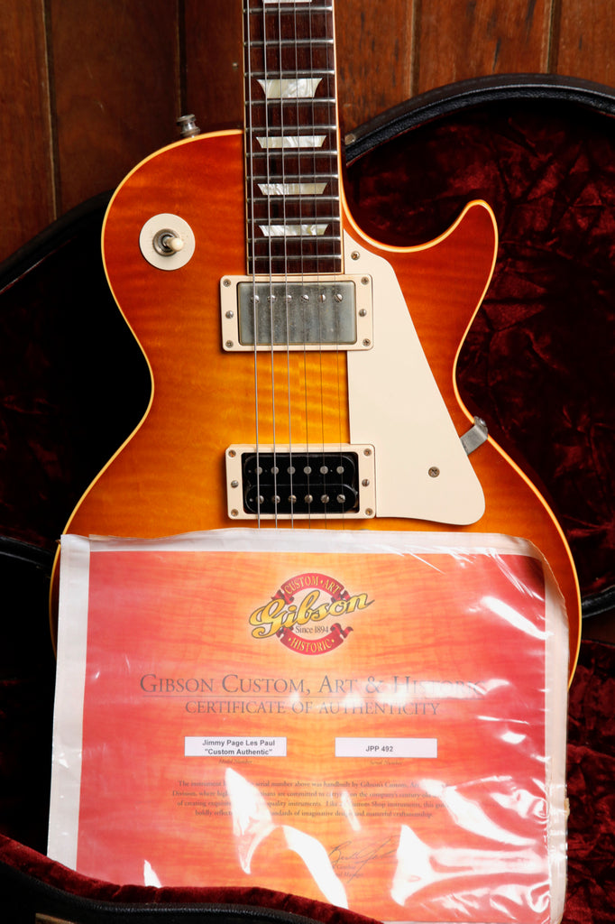 Gibson Custom Jimmy Page "Number One" Les Paul VOS Electric Guitar Pre-Owned