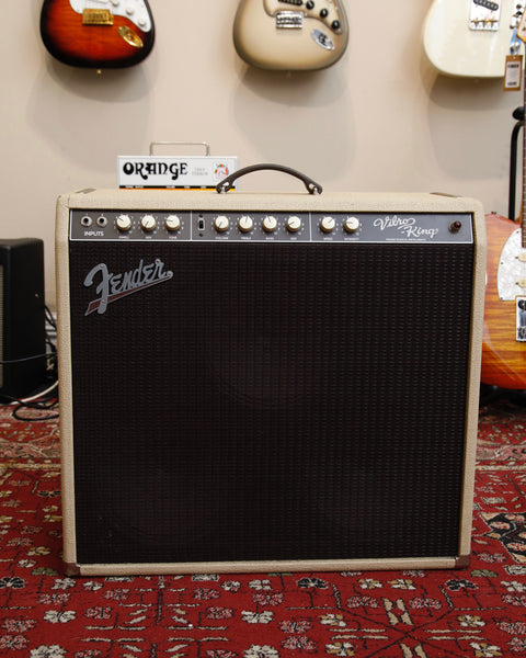 Fender Custom Shop Vibro King 60-Watt 3x10" Blonde Valve Combo Amplifier Pre-Owned