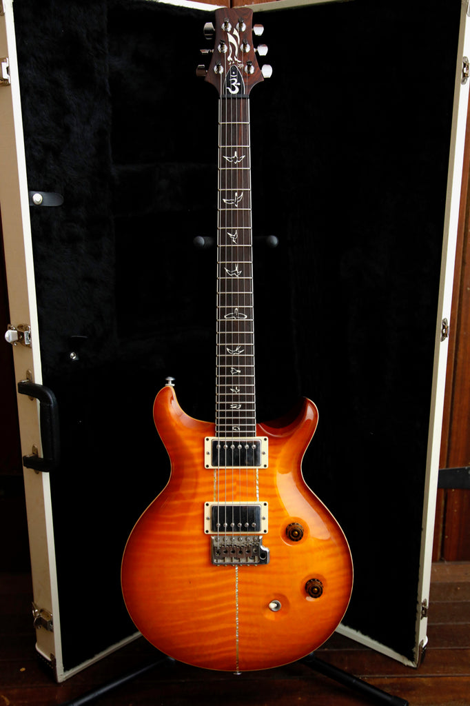 PRS 25th Anniversary Santana Signature 10-Top Smoked Amber Electric Guitar 2010 Pre-Owned