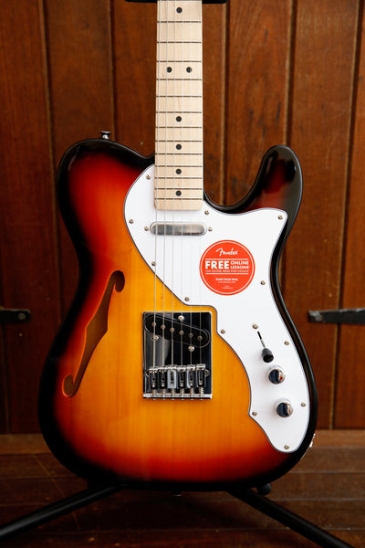 Squier Affinity Series Telecaster Thinline 3-Colour Sunburst Electric Guitar