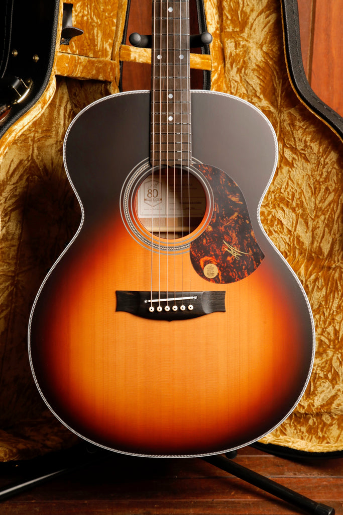 Maton Troubadour Jumbo Satin Tobacco Sunburst Acoustic-Electric Guitar