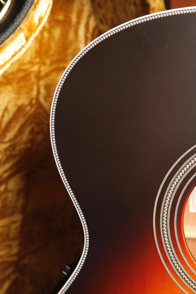 Maton Troubadour Jumbo Satin Tobacco Sunburst Acoustic-Electric Guitar