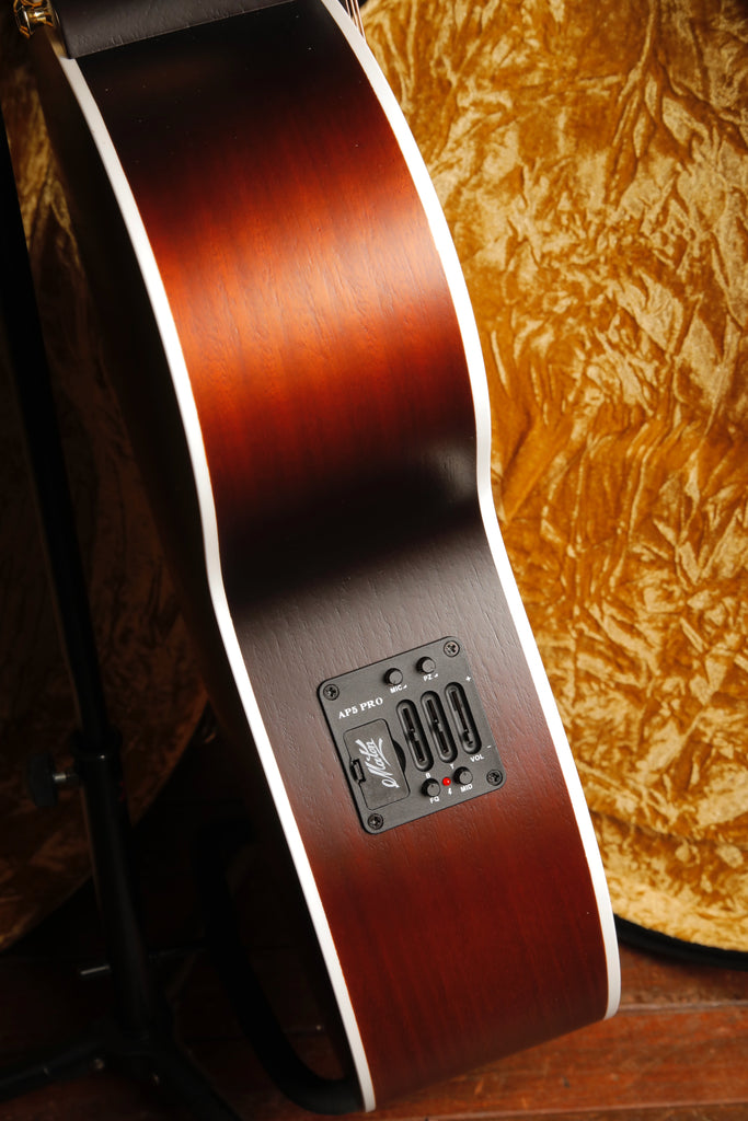 Maton Troubadour Jumbo Satin Tobacco Sunburst Acoustic-Electric Guitar