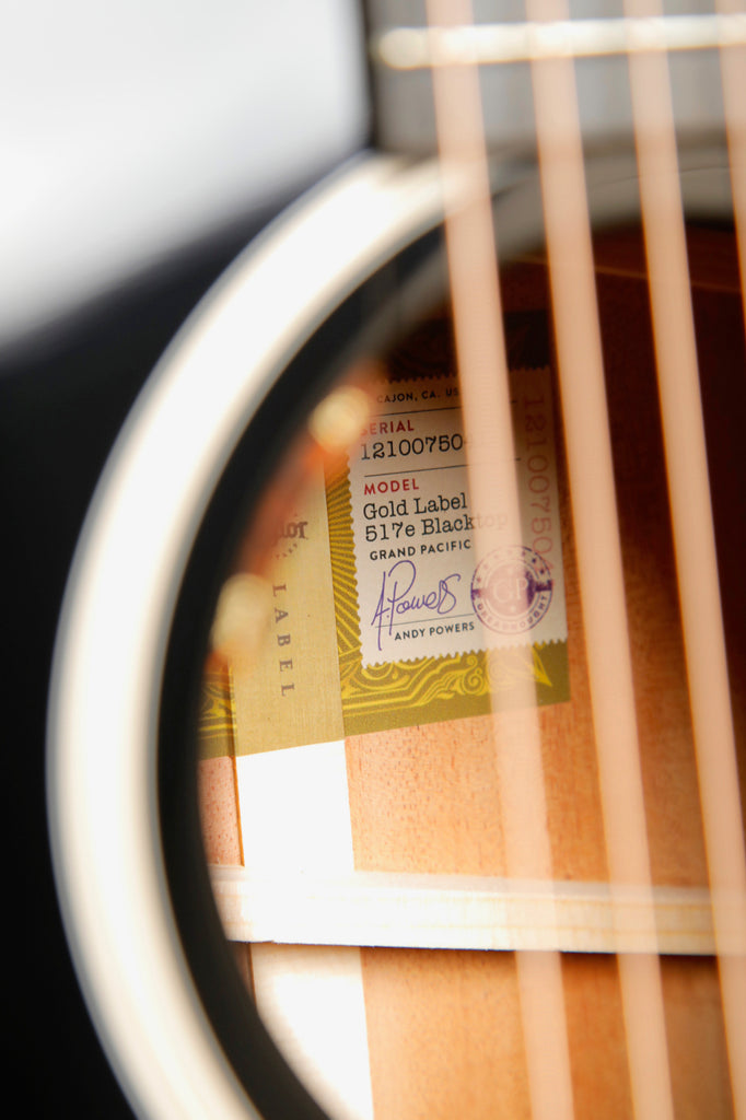 Taylor Gold Label 517e Blacktop Spruce / Mahogany Acoustic-Electric Guitar