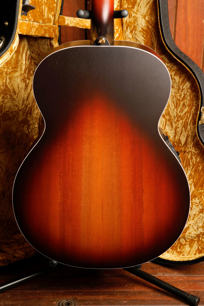 Maton Troubadour Jumbo Satin Tobacco Sunburst Acoustic-Electric Guitar