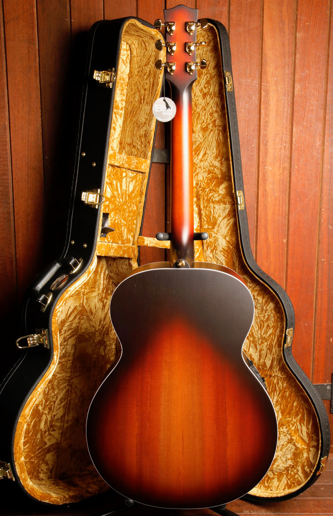 Maton Troubadour Jumbo Satin Tobacco Sunburst Acoustic-Electric Guitar