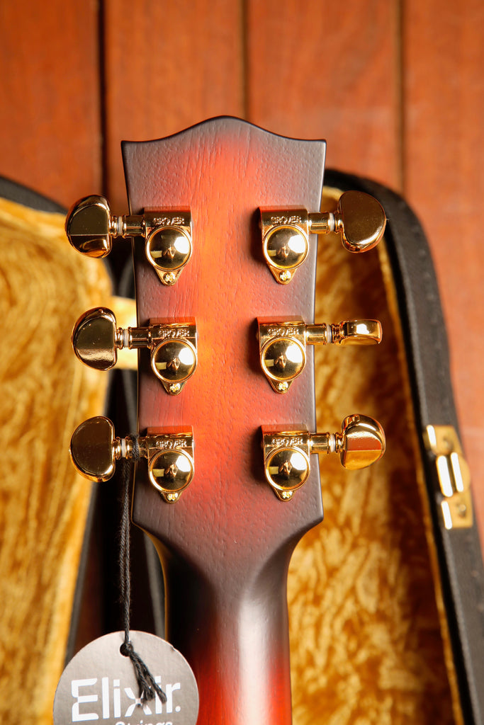 Maton Troubadour Jumbo Satin Tobacco Sunburst Acoustic-Electric Guitar