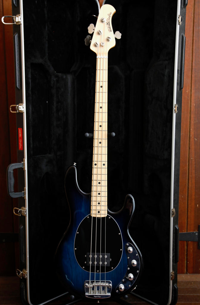 Ernie Ball Music Man Classic StingRay 4 Pacific Blue Burst Bass Guitar Pre-Owned